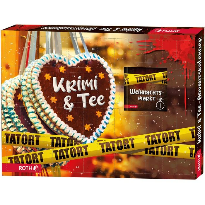 Roth Adventskalender Krimi & Tee Gefüllt Mit Einem Krimi In 24 Kapiteln & Bio-Tee 3 Roth Adventskalender Krimi & Tee Gefüllt Mit Einem Krimi In 24 Kapiteln & Bio-Tee – Bild 3