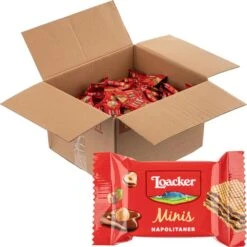 Loacker Waffeln Minis Napolitaner, Je 10g, 200 Stück