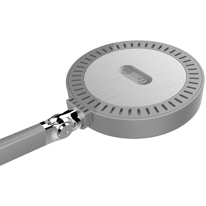 Unilux Schreibtischlampe Senza LED, Dimmbar, Silber, Standfuß 2 Unilux Schreibtischlampe Senza LED, Dimmbar, Silber, Standfuß – Bild 2