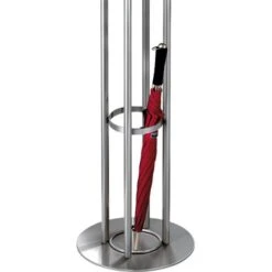 Kerkmann Garderobenständer Aristo, 6045, Mit 12 Haken, Edelstahl, Silber -Haushaltsprodukte ee9c59614b6b3ace8f4dfe459ab73e94442391a0 garderobenstaender kerkmann aristo 6045