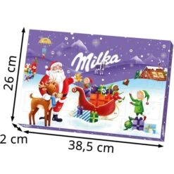 Milka Adventskalender Gefüllte Vollmilchschokoladen-Figuren, 200g -Haushaltsprodukte ef8f68988aaf9e90e660154e9b47842556099902 adventskalender milka figuren
