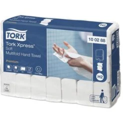 Tork Premium 100288 2-lagig 21x34 Interfold Weiß Papierhandtücher -Haushaltsprodukte eff19302e8f3ab92bbebccdee4287245252bdd5f papierhandtuecher tork xpress premium 100288 h2