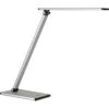 Unilux Schreibtischlampe Terra LED, Dimmbar, Silber, Mit Standfuß