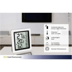 TFA Thermometer Info 30.3065.02 Innen/außen, Digital, Mit Hygrometer, Inkl. Funk-Sensor -Haushaltsprodukte f13fa1310a95fdca54e6391cc59c7342b10be7cb thermo hygrometer tfa 30.3065.02 info funk