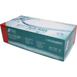 NITRAS Einmalhandschuhe Blue Wave Nitril, Puderfrei, Blau, 100 Stück, Größe M -Haushaltsprodukte f26b16c462ae5b8a9b092ce8138710aac2746e7d einmalhandschuhe nitras blue wave nitril
