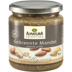 Alnatura Brotaufstrich Selection, BIO, Gebrannte Mandel, 225g