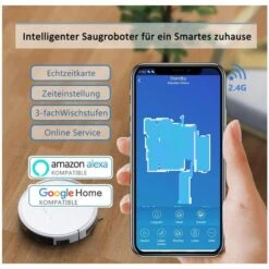 Tesvor Saugroboter X500 Pro, Ladestation, Wischfunktion, Laufzeit 120 Minuten -Haushaltsprodukte f6b6e3ef4ed2123f99b5e23dc1a1546ded13f520 saugroboter tesvor x500 pro