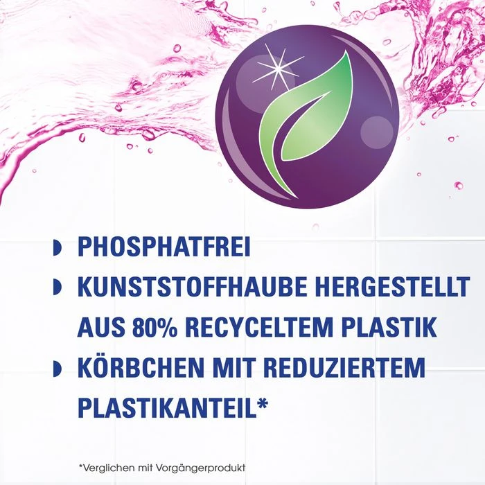 Cillit-Bang WC-Duftspüler 6 In 1 Lilaspüler, Wilde Orchidee, Im Korb, 3 Stück 6 Cillit-Bang WC-Duftspüler 6 In 1 Lilaspüler, Wilde Orchidee, Im Korb, 3 Stück – Bild 6