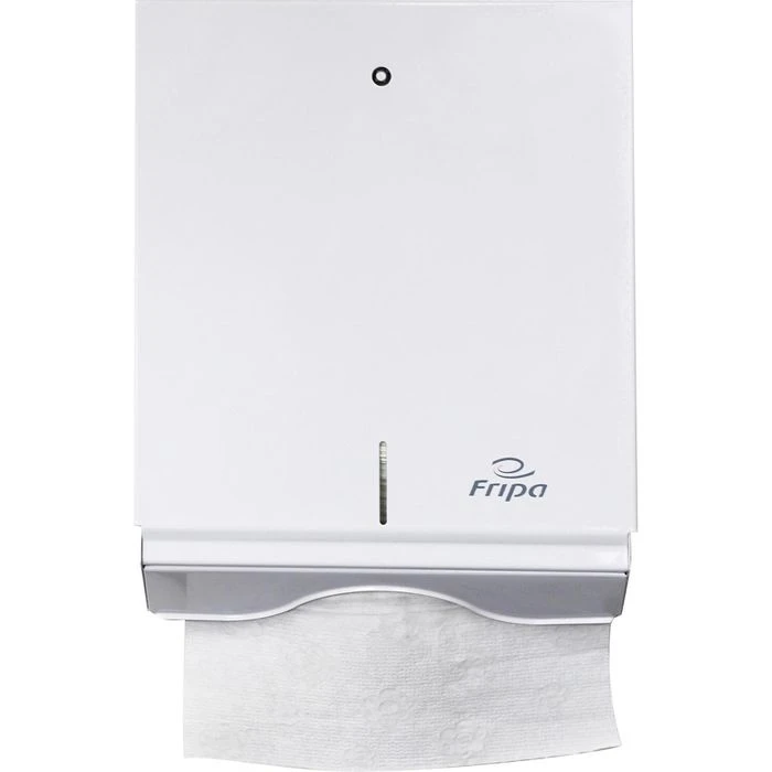 Fripa 2340002, Für 700 Falthandtücher, Weiß, Metall, Handtuchspender 1 Fripa 2340002, Für 700 Falthandtücher, Weiß, Metall, Handtuchspender