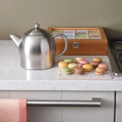 Bredemeijer Tee-Kanne Minuet Santhee, Edelstahl, Doppelwandig, Silber Matt, 1,4 L -Haushaltsprodukte fb25b71698f8fffc095eff4ecabcd8e4d7ab0dc8 tee kanne bredemeijer minuet santhee edelstahl