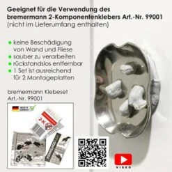Bremermann Toilettenpapierspender PIAZZA 9463, Metall, Für 1 Kleinrolle, Silber -Haushaltsprodukte fc006bbbed7641188c869b6c2c7fd953c74885e8 toilettenpapierspender bremermann piazza 9463