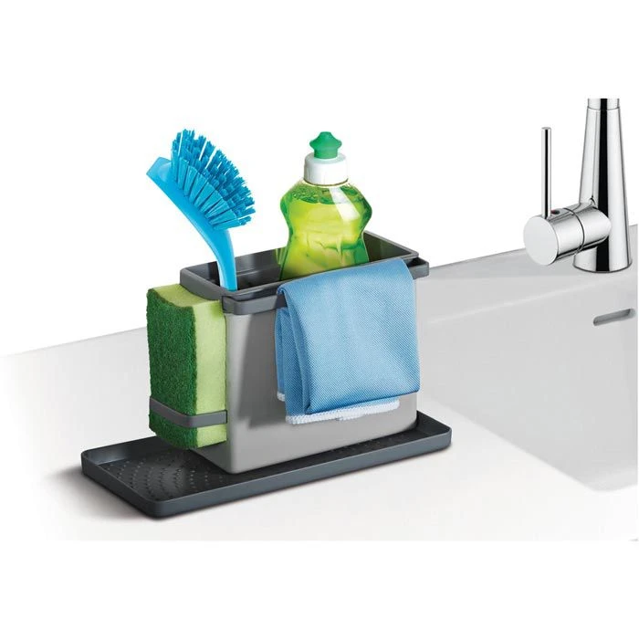Metaltex Spülbecken-Organizer Tidytex 297530109, Grau, Kunststoff 2 Metaltex Spülbecken-Organizer Tidytex 297530109, Grau, Kunststoff – Bild 2